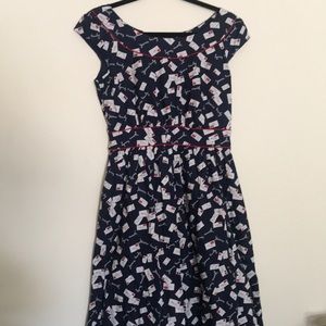 Navy ModCloth Emily and Fin dress